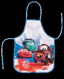 DA53 DA52 DA06 Cars2 2 Fartuszki dla dzieci Aprons for children rozmiar/ size[cm]: 50x38*, 60x45 wzór/model: DA52, DA53 index/index: dqfart