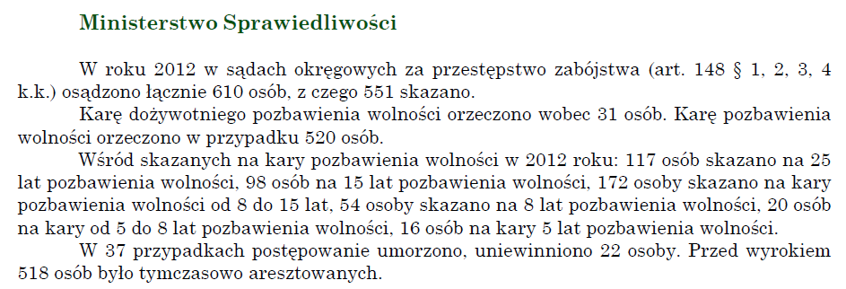 Źródło: MSWiA, Raport o stanie