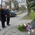 Sierpecki Jan Laskowski, Przewodniczący Rady Powiatu Jan Rzeszotarski oraz Wicestarosta Juliusz Gorzkoś.