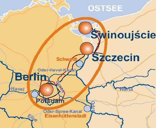 Dostępność obu portów do śródlądowych dróg wodnych to niezaprzeczalny