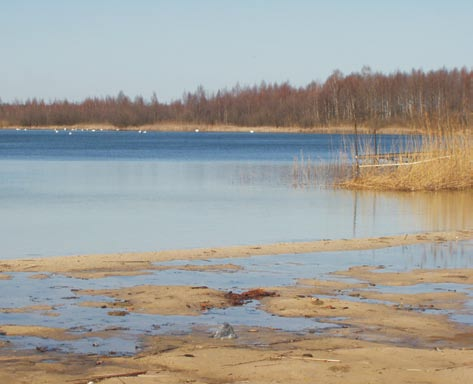 Raport o stanie środowiska w 2004 r. Rys. 5. Plan batymetryczny jeziora Piaseczno Rys. 6. Plan batymetryczny jeziora Rotcze Grabniak odpowiadały kryterium II klasy czystości wód.