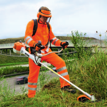 ne kosy mechaniczne Zarośla na obrzeżach dróg, skarpy porośnięte zielenią i inne trudno dostępne tereny - wszędzie tam, gdzie profesjonaliści muszą poradzić sobie z twardą trawą i splątanymi