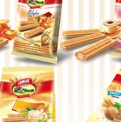 53 54 55 Wafers 51 Wafer sticks caramel /