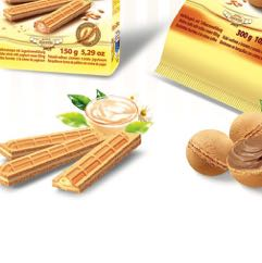 Wafer sticks yohurt / Paluszki wafl owe jourtowe