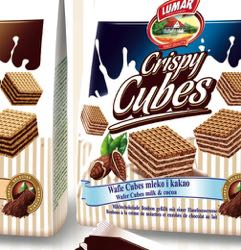 Crispy Cubes milk & cocoa/ Wafl