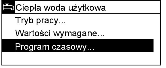 B Wartość wymagana temperatur