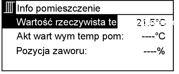 letni/zimowy Przykład: W pomieszczeniu jest zbyt zimno. Chcesz znać przyczynę.