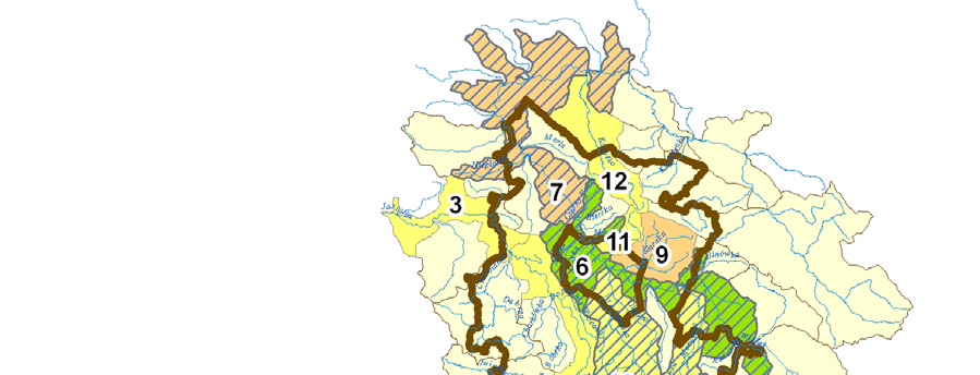 STAN ŚRODOWISKA W POWIECIE KROŚNIEŃSKIM W 2012 R. 12 Klasyfikacja i ocena stanu jednolitej części wód dotyczy wszystkich cieków wchodzących w jej skład.