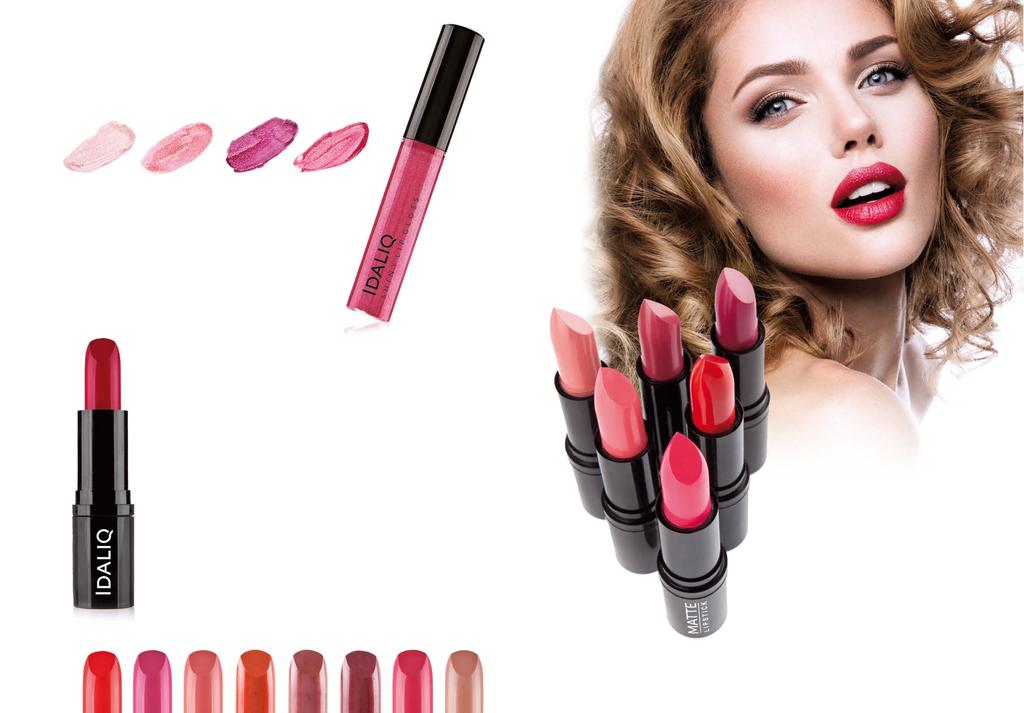 58 5 55 606 Matowa pomadka do ust Matte lipstick 569 576 Matowa pomadka do ust dzięki specjalnej formule i dużej zawartości pigmentów zapewnia długotrwały i intensywny kolor o eleganckim,