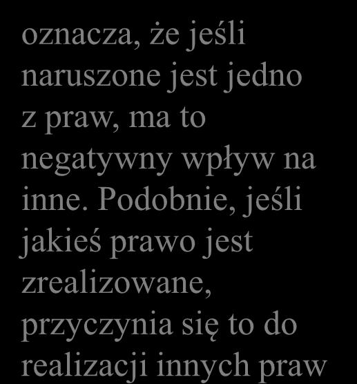 3. Zasady praw człowieka Niezbywalne oznacza, że prawa