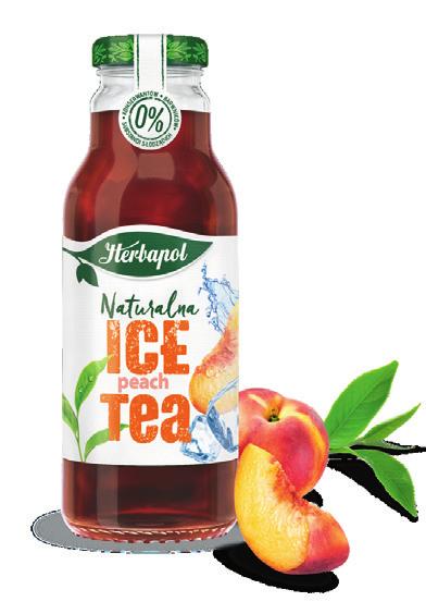 ICE TEA Naturalna Ice Tea marki Herbapol to orzeźwiający napój herbaciany w czterech