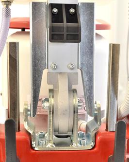 Duzy Samonastawny Dysk 400 mm System Przeciwwstrzasowy Sterowanie cisnieniem 1- lub Regulowane cisnienie Model Silnik V Hz A