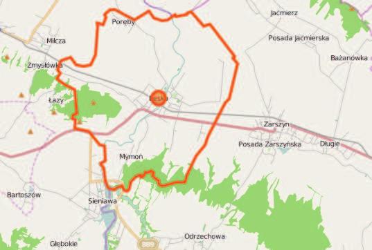 Na terenie miasta znajdują się następujące dzielnice: Błonie Dąbrówka Olchowce Posada Śródmieście Wójtostwo Zatorze 5.2.
