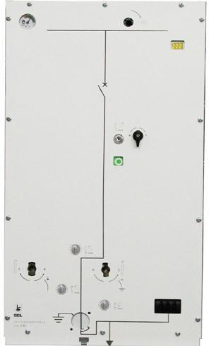 Circuit breaker module Operating mechanism Mechanizm napędowy modułu wyłącznika (2) (3) (1) The circuit breaker module operating mechanism CB6 installed in the modules C and T, U2 up to 24kV is