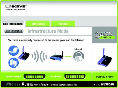 Rozdział 6: Wireless Network Monitor Wprowadzenie Aplikacja Wireless Network monitor, służy do sprawdzenia informacji o połączeniu, wyszukania dostępnych sieci bezprzewodowych lub stworzenia profili