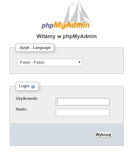 MySQL, phpmyadmin 