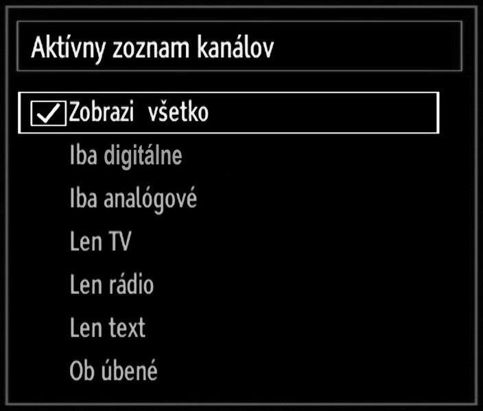 Stlačte tlačidlo OK pre pokračovanie. Teraz sa vybraný kanál presunie.