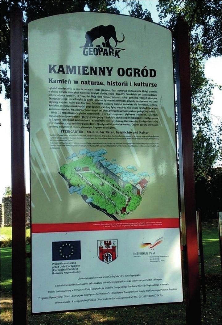 Minerały i skały, z których (geo)turysta dowie się, w jaki sposób głazy narzutowe znalazły się w Moryniu, jaki typ petrograficzny reprezentują oraz w jakim środowisku nabyły widoczne obecnie elementy
