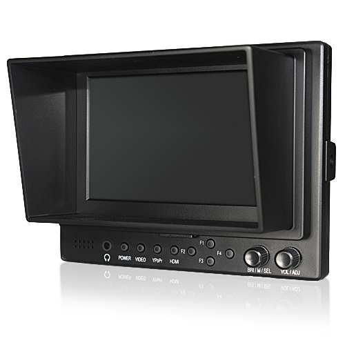 Lilliput 569GL-50NP/HO/Y - monitor podglądowy LCD 5" ze złączami HDMI-in, HDMI-out/AV-in, AV-out/Component - do filmowania lustrzankami cyfrowymi jak np.