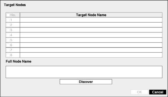 Instrukcja obsługi Wybierz opcję iscsi Target Nodes (iscsi Węzły docelowe) i naciśnij przycisk wyświetlenie ekranu Target Nodes (Węzły docelowe).
