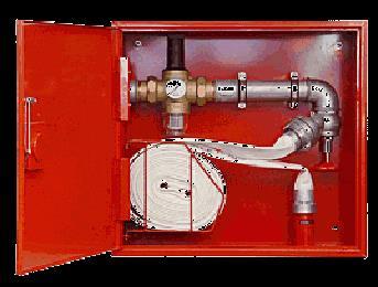 Podręczny sprzęt gaśniczy Hydrant wewnętrzny jest urządzeniem przeciwpożarowym umieszczonym na sieci wodociągowej wewnętrznej, służącym do gaszenia pożarów grupy A.