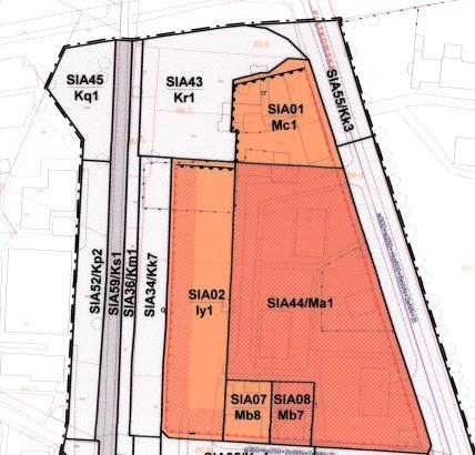 Wniosek o sporządzenie zmiany mpzp SIA01/Mc1 - ustala się obowiązek utrzymania lub wprowadzenia zabudowy mieszkaniowej SIA43/Kr1 - ustala się obowiązek utrzymania lub wprowadzenia elementów systemu