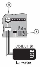 Należy podłączyć przewód USB do komputera, w przypadku gdy driver nie jest zasilany poprzez napięcie 24