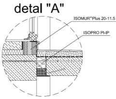 ISOMUR Plus jako próg pod drzwiami