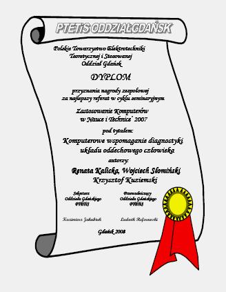 - 4-12. OBR Centrum Techniki Morskiej Gdynia (2005,2007), 13. Politechnika Gdańska (2005, 2006, 2007), 14. Politechnika Opolska (2005), 15. Politechnika Radomska (2005), 16.