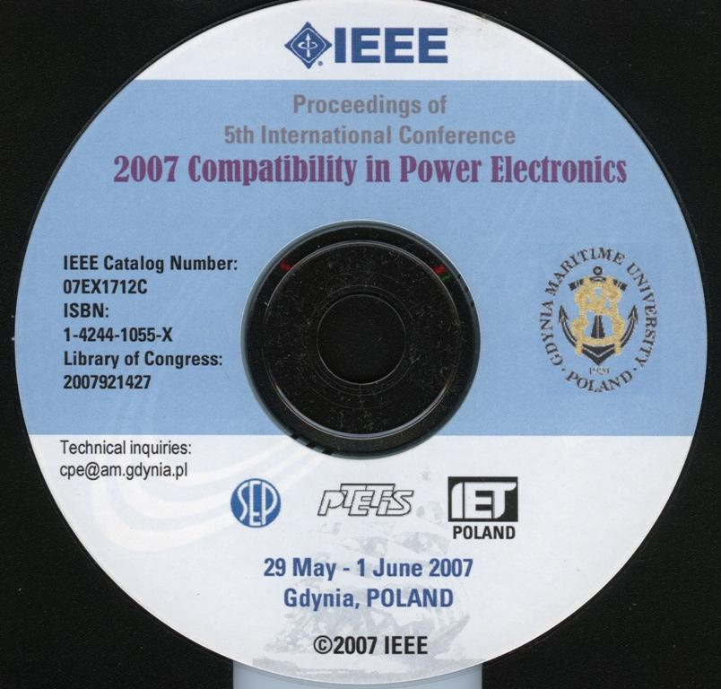 - 6 - CD z CPE 2007 Format A4 Zeszyt, Numer, Rok ZKwNiT Nr 23, 2007 Nakład, Liczba stron 150