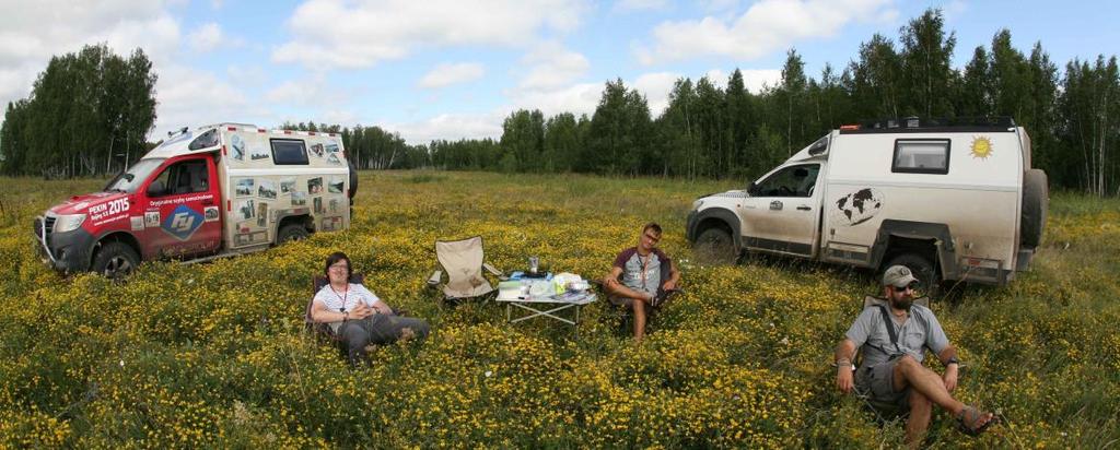 Dzień 56 5 sierpnia 2017, sobota 1400 kilometrów, asfalt, Krasnojarsk (Rosja) Omsk (Rosja) Maraton 