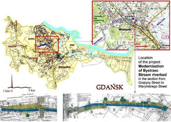 Gdańsk: modernizacja koryta potoku Bystrzec