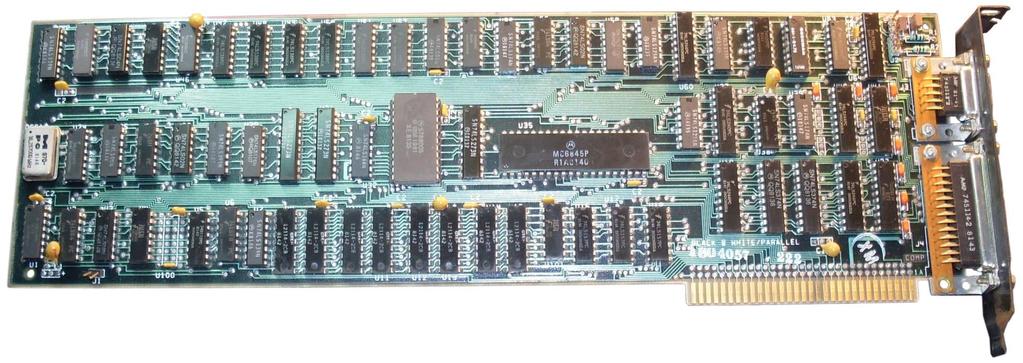 Oryginalne karty IBM MDA posiadały również złącze przeznaczone