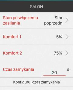 FUNKCJONALNOŚĆ WEJŚĆ IN1, IN2 Wejścia IN1 oraz IN2 służą do przewodowego sterowania odbiornikiem SRP-22. Są one w pełni konfigurowalne z poziomu aplikacji mobilnej exta life.