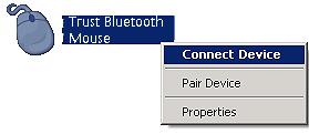 Poniższe instrukcje stanowią jedynie ogólny opis sposobu uzyskiwania połączenia za pomocą myszy Bluetooth.