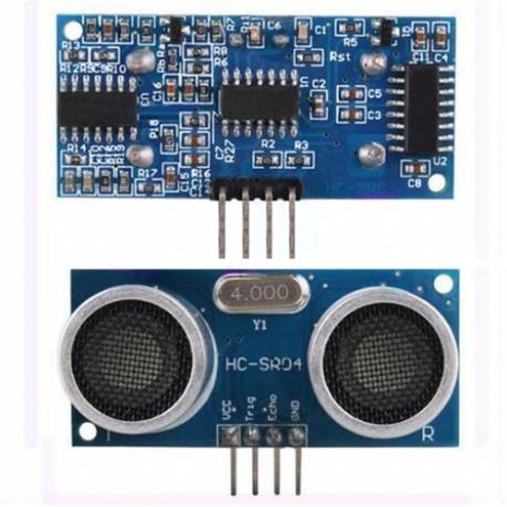 Rys 2. Czujnik HC-SR04. Rys 3. Moduł Bluetooth HC-05. Robot jest zasilany baterią litowo-polimerową i komunikuje się ze światem zewnętrznym za pomocą modułu Bluetooth. 3. Logika rozmyta.