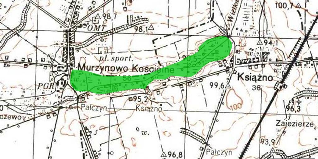 Projekt odnowy wsi Załączniki aplikacyjne 6 Pałczyn /Książno Mórka ustalenie nazwy obiektu inny obiekt fizjograficzny łąki gmina Miłosław powiat wrzesiński współrzędne geograficzne N: 52 14'52'' E:
