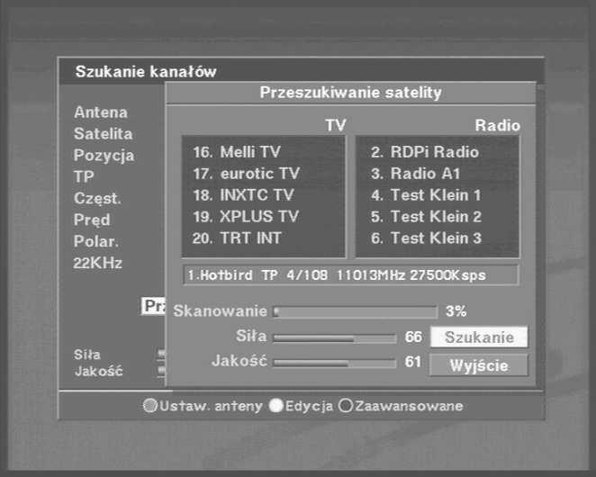 programy zostaną uszeregowane na liście kanałów: FTA - najpierw niekodowane, CAS - najpierw kodowane, A-Z alfabetycznie. c.