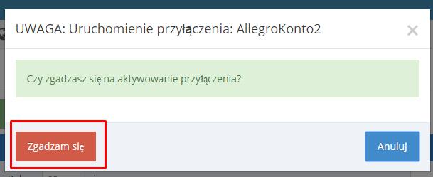 prawidłowo inaczej integracja nie będzie działać).