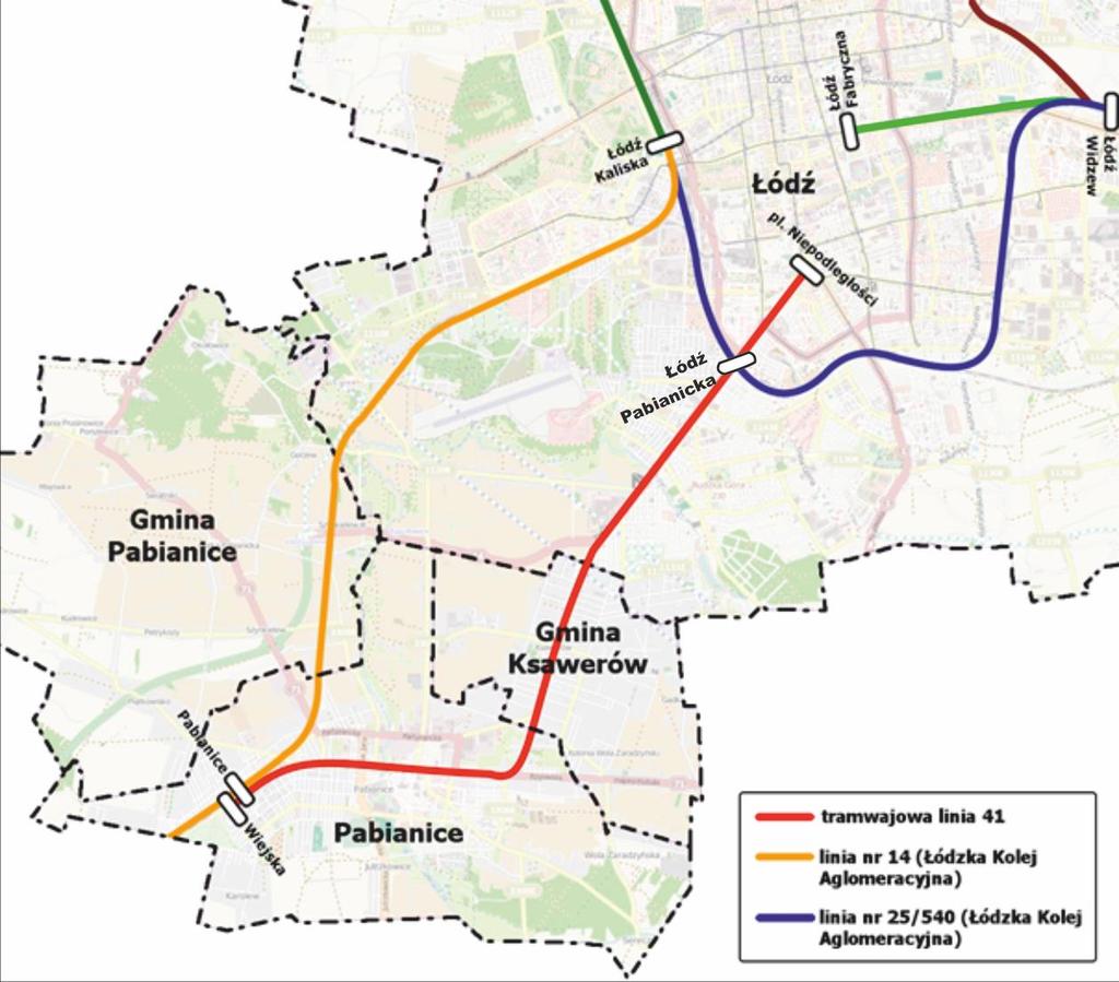 (dodatkowo Sieradz). Każdy wspólny bilet aglomeracyjny + upoważnia do przejazdów komunikacją miejską wybranych miast we wszystkich strefach.