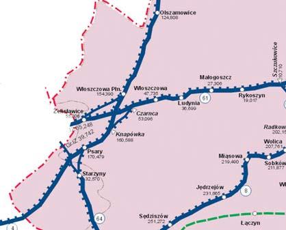 istniejących urządzeń srk. Główne cele projektu: Podniesienie prędkości do 200 km/h; Osiągnięcie interoperacyjności.