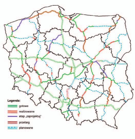 Województwo Liczba Długość, km Budowane Projektowane Budowane Projektowane Kwota, mld zł dolnośląskie 9 149,1 4,16 kujawsko-pomorskie 7 128 2,51 lubelskie 2 2 22,7 33,4 1,53 lubuskie 6 78,5 1,42