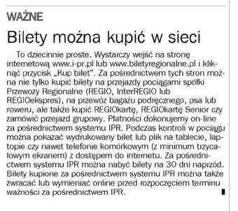 BILETY MOŻNA KUPIĆ W SIECI NOWA TRYBUNA OPOLSKA s.