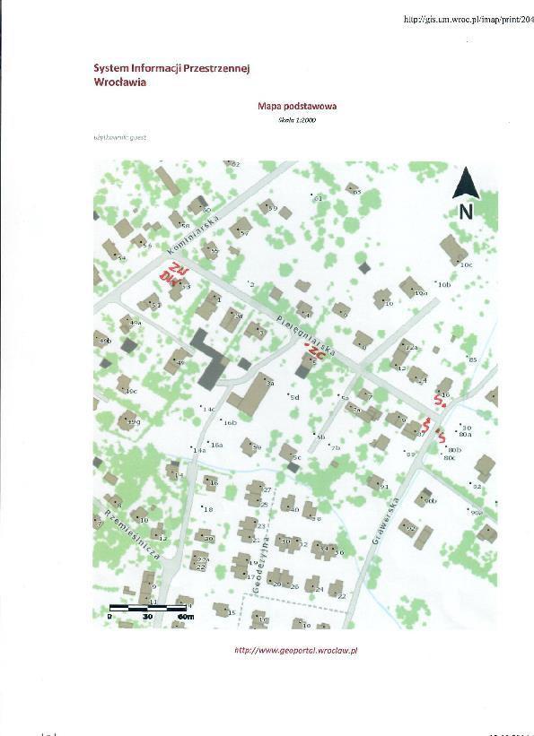 Pielęgniarska 1. Instalacja grup znaków ZW, DW na wjeździe w ul. Pielęgniarską z ul. Kominiarskiej 2. Instalacja grupy znaków ZC za posesją 3a w kierunku ul. Grawerskiej 3.