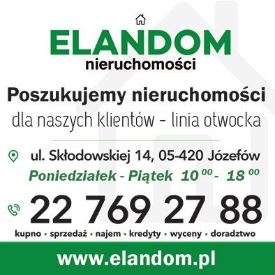 pl lub telefoniczny: 227797076, 724702704 Dom opieki w Józefowie przyjmie do pracy opiekunki i kucharki, tel. 697 212 439 Ekspedientkę do sklepu spożywczego, Wiązowna; tel.