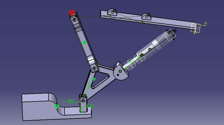 Rysunek 1 Mechanizm wspomagający