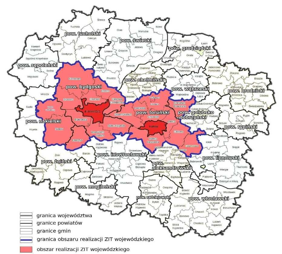 13 Strategia Rozwoju Miasta i Gminy Kowalewo Pomorskie na lata 2015-2020 Gmina jest położona blisko miasta wojewódzkiego Torunia około 28 km.