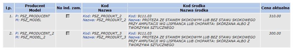 Produkty XLS pobieranie listy produktów z zestawu, jako xls Aby przypisać produkty do zestawu należy wybrać opcję Produkty, a następnie kliknąć w kwadrat w kolumnie W zestawie dla właściwego produktu.