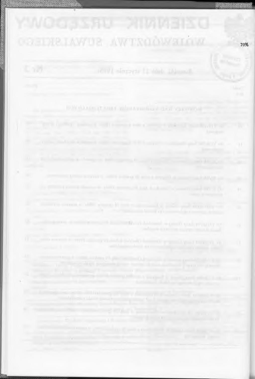 str. 18 D Z IE N N IK U R Z Ę D O W Y W O JE W Ó D Z T W A SU W A LSK IEG O Nr 3 /poz. 10-11 10 U C H W A Ł A N r V /2 7 /9 4 R A D Y M IE JS K IE J w O R ZY SZU z dnia 5 grudnia 1994r. 2.