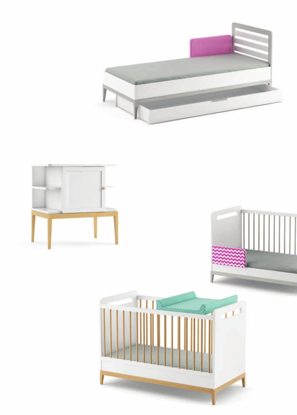 cm x 185 cm* dostawka do łóżeczka bedside chest T08-09-B, T08-09-G 70 cm x 65 cm x 45 cm* łóżeczko dziecięce (120x60) / nursery crib T08-06-B, T08-06-G wysokość x długość x szerokość (H) x (L) x (W)